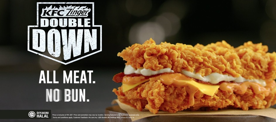 KFC turns everyday objects into double downs in new campaign for Spicy Zinger Return